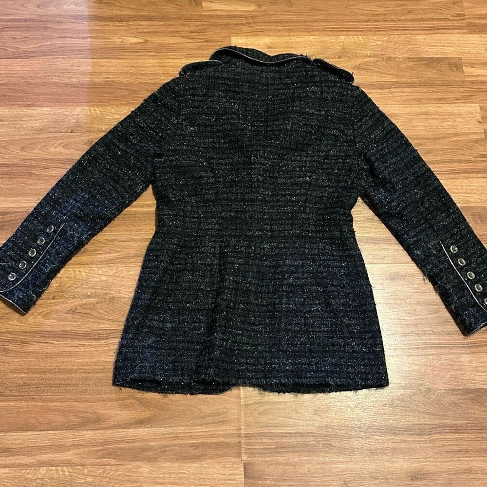 Per Se Tweed Blazer Jacket Button Up | Women Size 10 - Picture 10 of 11